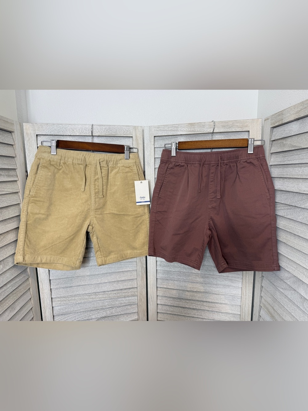 Set of 2 Katin Boys Shorts Size 8 NWT
